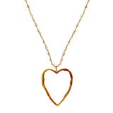 NECKLACE BIG LOVE - CHAMPAGNE QUARTZ