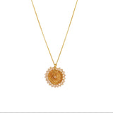 NECKLACE POSH - CHAMPAGNE QUARTZ