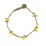 PEGGY 5 HEART BRACELET - BIG HEARTS