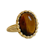RING BELLE STONE - TIGEREYE