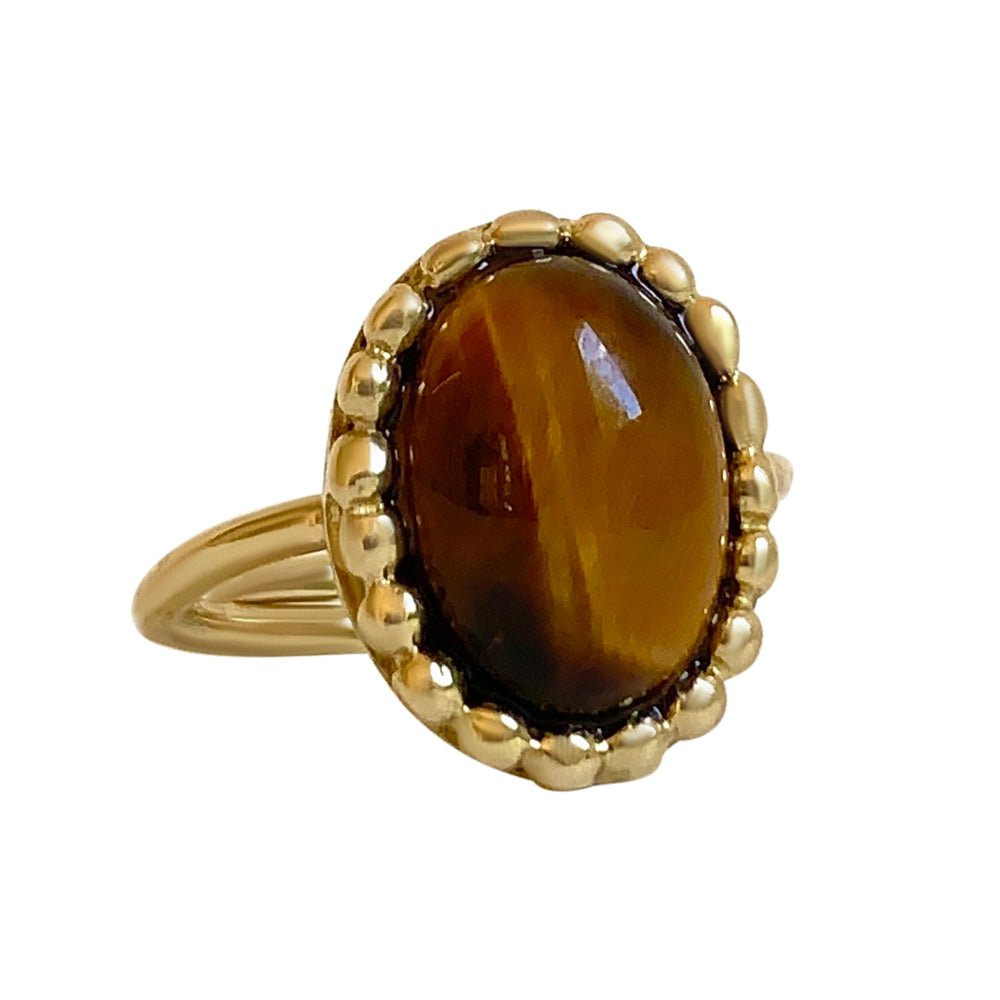 RING BELLE STONE TIGEREYE