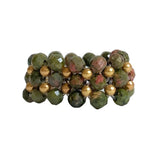 RING LACE STONE - UNAKITE