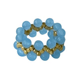 RING ZIGGY - BLUE CHALCEDONY