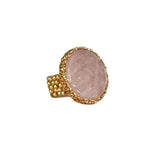 RING FIJI - ROSE QUARTZ