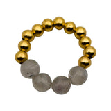 RING BO - LABRADORITE