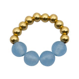 RING BO - BLUE CHALCEDONY