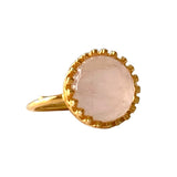 RING SOLEIL - ROSE QUARTZ