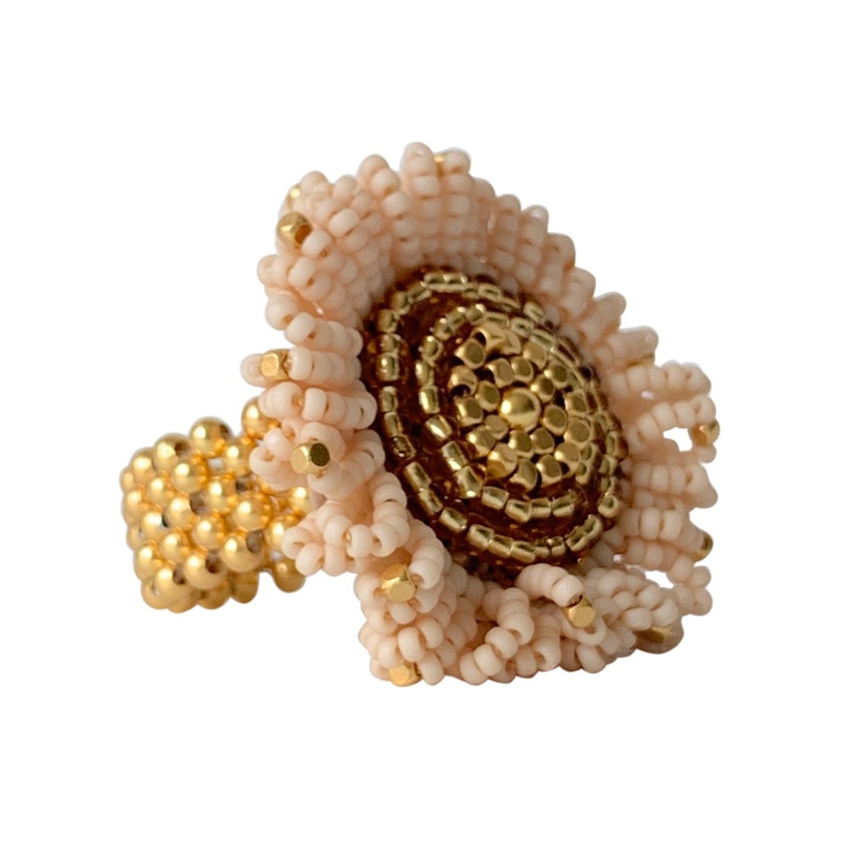 RING SUNFLOWER ANTIQUE BEIGE