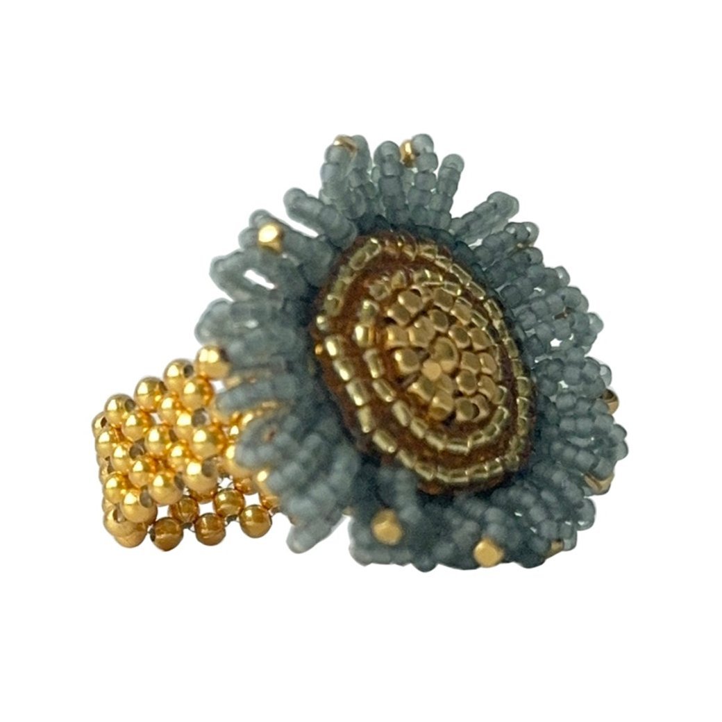 RING SUNFLOWER GREY