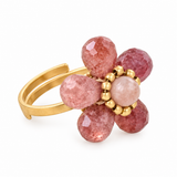 RING DAISY FLOWER - SUNSTONE